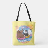 We zijn Hallo Beren. Laten we Fun hebben Tote Bag (Achterkant)