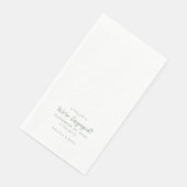 We zijn het Verloving Dinner Sage Green Servet (Hoek)