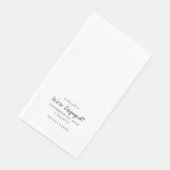 We zijn het Verloving van de bruiloft. Servet (Hoek)