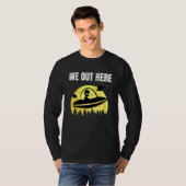 We zijn hier - Alien Abduction Ufo - buitenaardse  T-shirt (Voorkant volledig)