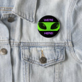 We zijn hier! Alien-knop Ronde Button 5,7 Cm (In situ)