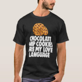 We zijn hier alleen voor koekjes, vrouwen met choc t-shirt (Voorkant)