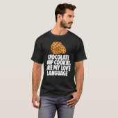 We zijn hier alleen voor koekjes, vrouwen met choc t-shirt (Voorkant volledig)