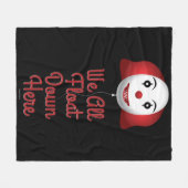 We zijn hier allemaal aan het drijven fleece deken (Voorkant (Horizontaal))