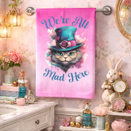We zijn hier allemaal gek - geïnspireerd door Alic Bad Handdoek