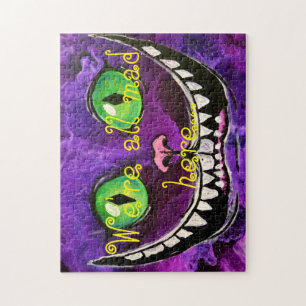 We zijn hier allemaal kwaad legpuzzel