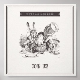 We zijn hier allemaal kwaad poster