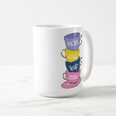 We zijn hier allemaal Mad Tea Party Cups Koffiemok (Voorkant rechts)