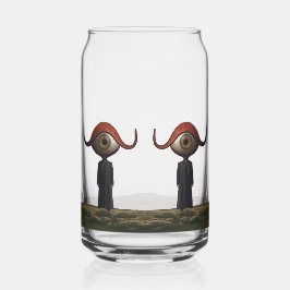 We zijn hier allemaal ogen  blikvorm glas
