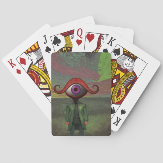 We zijn hier allemaal ogen  pokerkaarten (Achterkant)