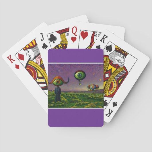 We zijn hier allemaal ogen  pokerkaarten (Achterkant)
