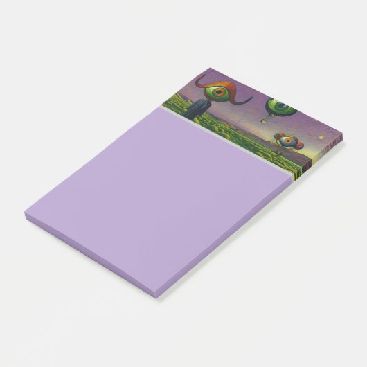 We zijn hier allemaal ogen  post-it® notes (Schuin)