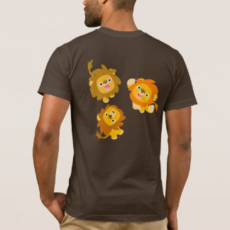 "We zijn hier!!" Cute Cartoon Lons T-shirt (achter