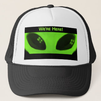 We zijn hier! pet met woorden