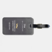 We zijn hier weg | De heer & mevrouw Pas getrouwd  Bagagelabel (Achterkant horizontaal)