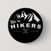 We zijn Hikers Black Button (Voorkant)