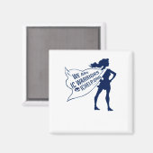 We zijn Ic-aanhangers - Superheld Magneet (Voorkant / Achterkant)