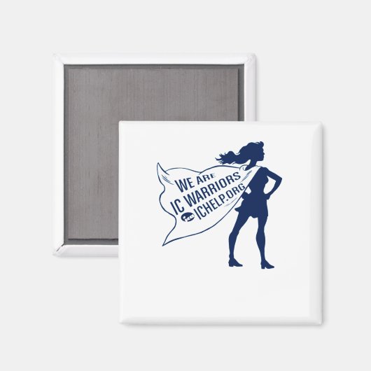 We zijn Ic-aanhangers - Superheld Magneet (Voorkant / Achterkant)