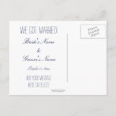 We zijn in de bergen gelopen! Custom Aankondigingskaart (Achterkant)