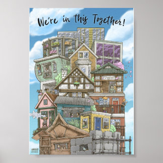 We zijn in dit Poster van Coronavirus