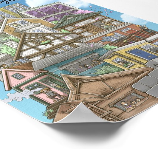 We zijn in dit Poster van Coronavirus (Hoek)