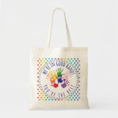 we zijn in goede handen met je verpleegkundige cad tote bag (Voorkant)