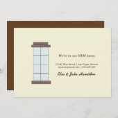 We zijn in onze NIEUWE thuis. Aankondiging (Voorkant / Achterkant)