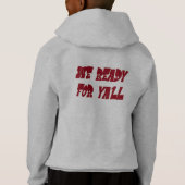 We zijn klaar voor Kind’s hoody (Achterkant)