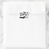 We zijn kloon ronde sticker (Tas)