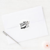 We zijn kloon ronde sticker (Envelop)