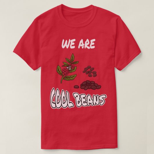 We zijn kool bonen t-shirt (Design voorkant)