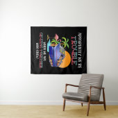We zijn lastig als we samen met Flamingo varen Wandkleed (In Situ (horizontaal))
