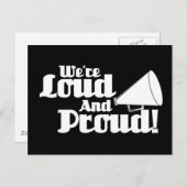 We zijn Loud en Proud. Briefkaart (Voorkant / Achterkant)