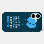We zijn maar ballonnen Case-Mate iPhone case (Achterkant (horizontaal))