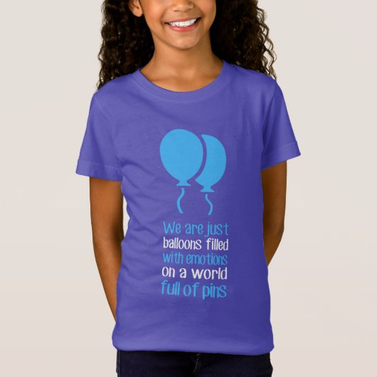We zijn maar ballonnen t-shirt (Voorkant)