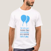 We zijn maar ballonnen t-shirt (Voorkant)