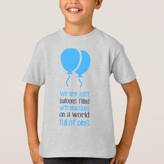 We zijn maar ballonnen t-shirt (Voorkant)