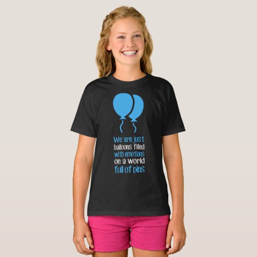 We zijn maar ballonnen t-shirt (Voorkant volledig)