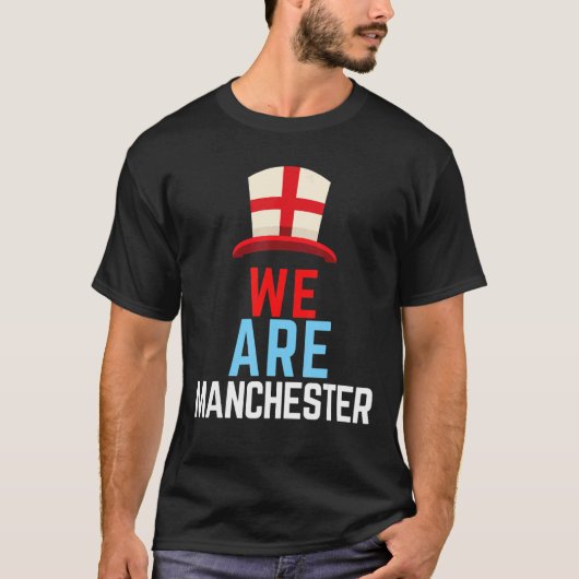 We zijn Manchester England vlagsport T-shirt (Voorkant)