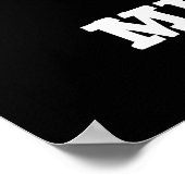 We zijn Meant 2B Funny Pencil Pun Dark BG Poster (Hoek)