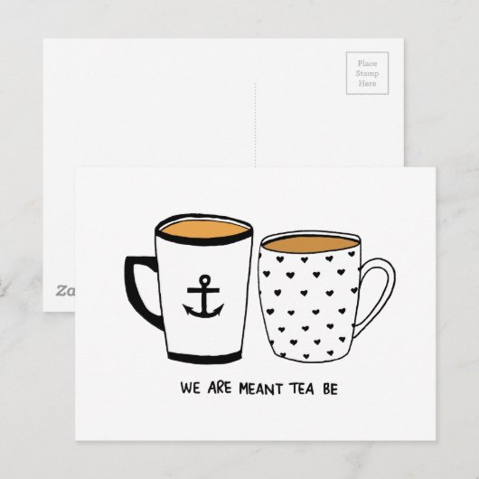 We zijn Meant Tea Briefkaart (Voorkant / Achterkant)