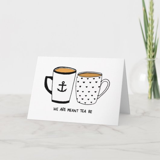 We zijn Meant Tea Feestdagen Kaart (Voorkant)