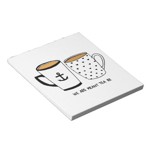 We zijn Meant Tea Notitieblok (Schuin)