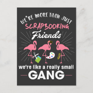 We zijn meer dan alleen maar scrapbooking vrienden briefkaart