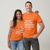 WE ZIJN MEER DAN CONQUEROREN VIA HEM ROM 8 37 T-SHIRT (Unisex)