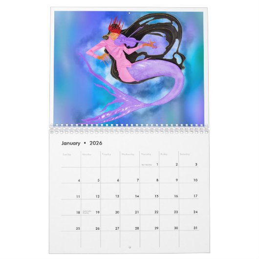 WE ZIJN Mermaids Kalender (Jan 2026)