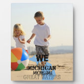 We zijn Michigan Michigama Great Waters Fotoplaat (Voorkant)