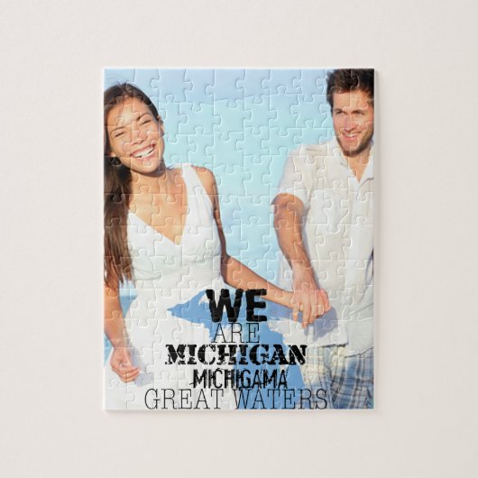 We zijn Michigan Michigama Great Waters Legpuzzel (Verticaal)