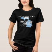 We zijn Michigan Michigama Great Waters Tri-Blend Shirt (Voorkant)