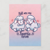 We zijn mijn favoriete persoon briefkaart (Voorkant)